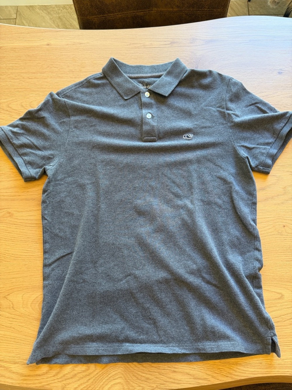Vineyard Vines Men's Charcoal Heather Polo